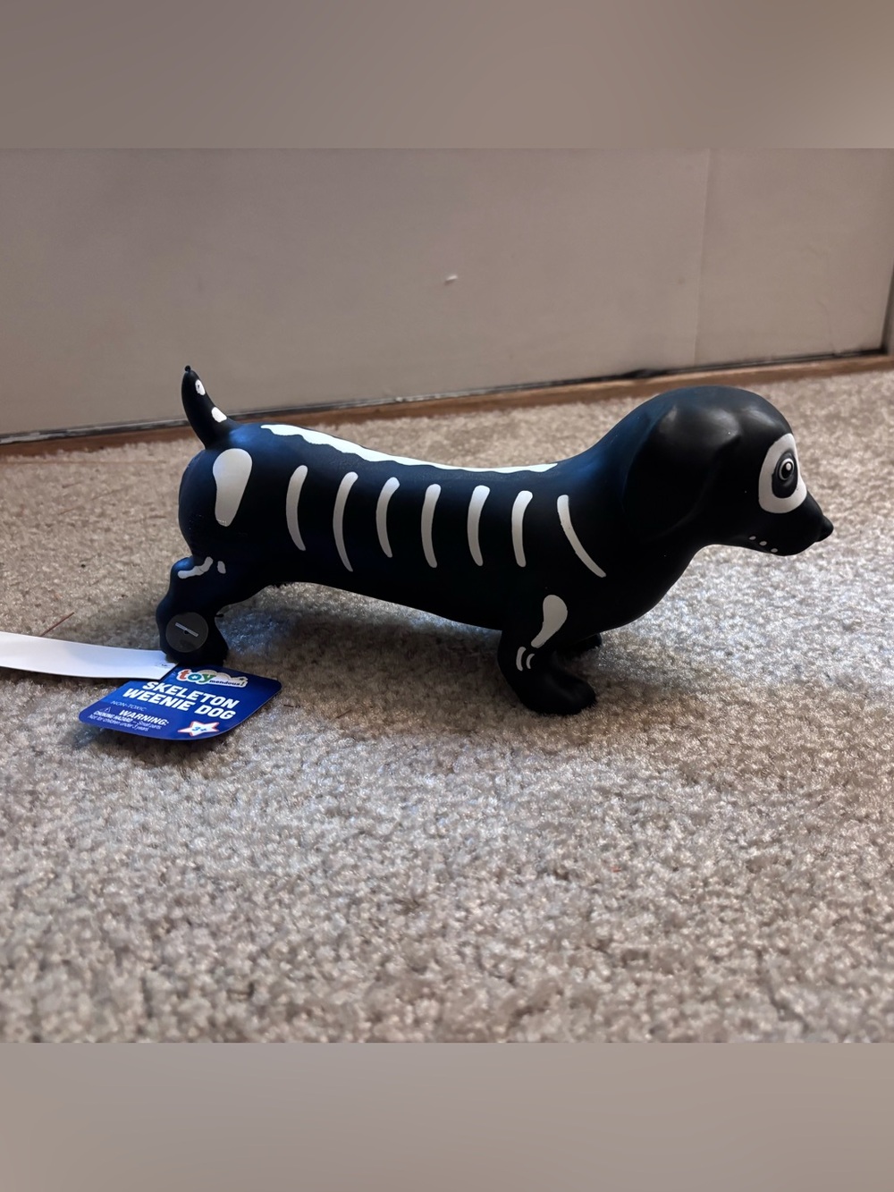 ToyMendous Squishy Skeleton Weiner Dog -Squishy Toy
